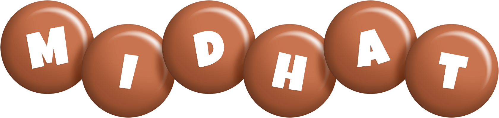 Midhat candy-brown logo