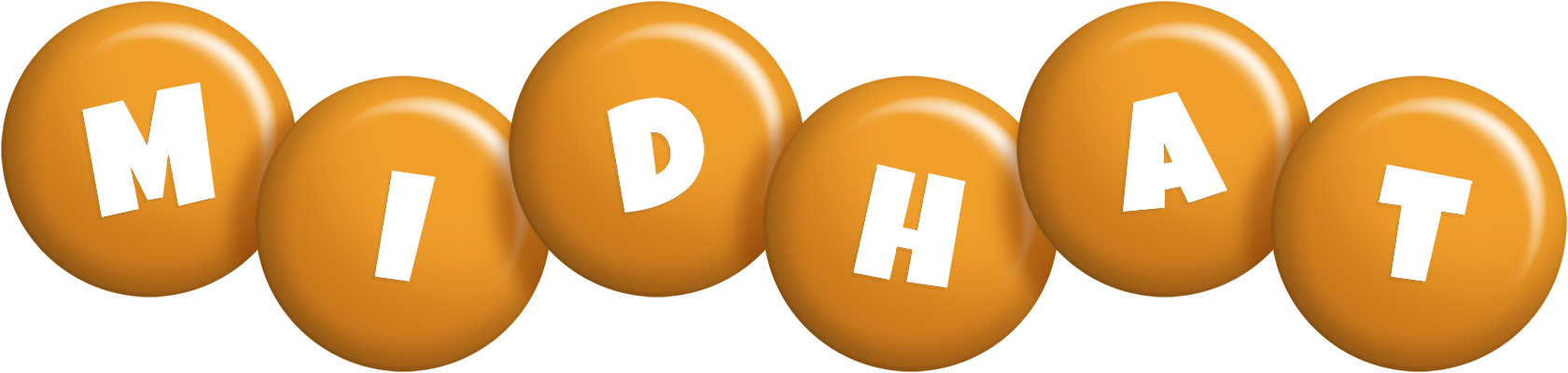 Midhat candy-orange logo