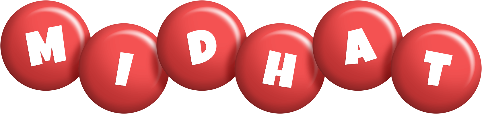 Midhat candy-red logo