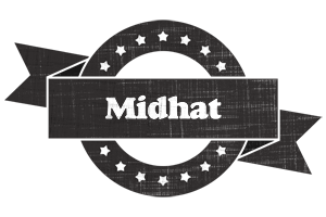 Midhat grunge logo