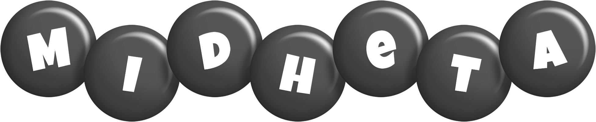 Midheta candy-black logo