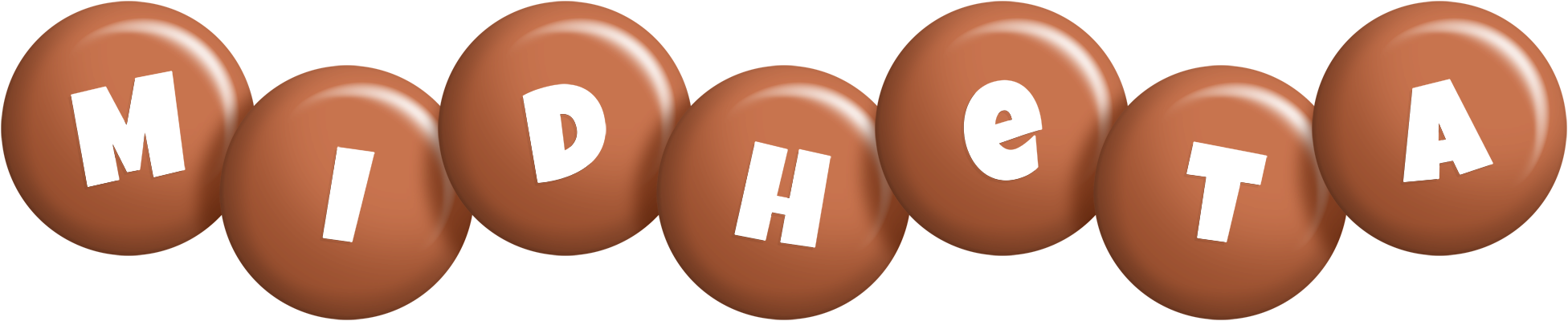 Midheta candy-brown logo