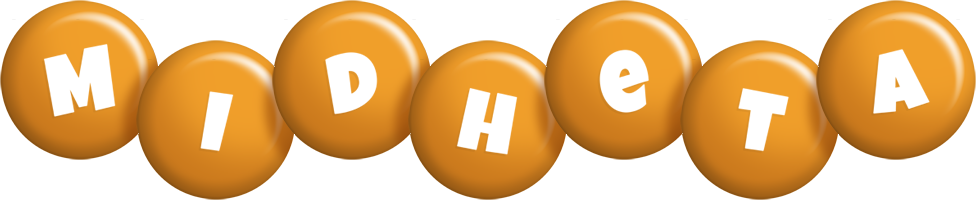 Midheta candy-orange logo