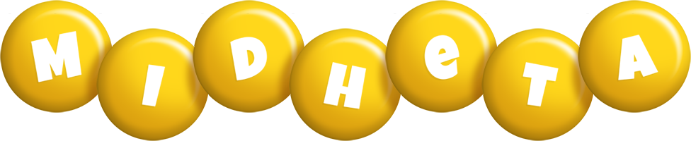 Midheta candy-yellow logo