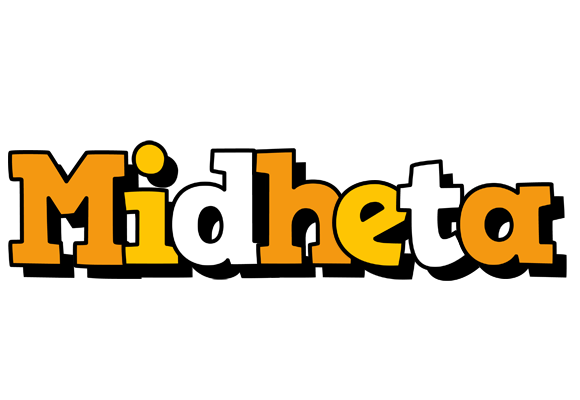 Midheta cartoon logo