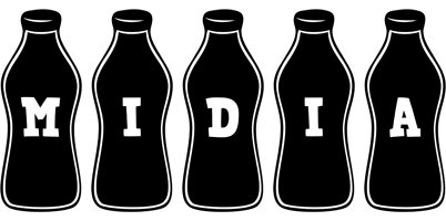 Midia bottle logo