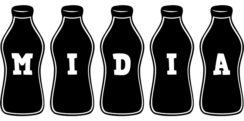Midia bottle logo