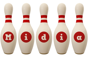 Midia bowling-pin logo