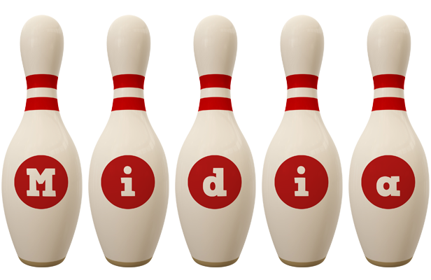 Midia bowling-pin logo