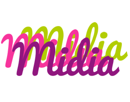 Midia flowers logo