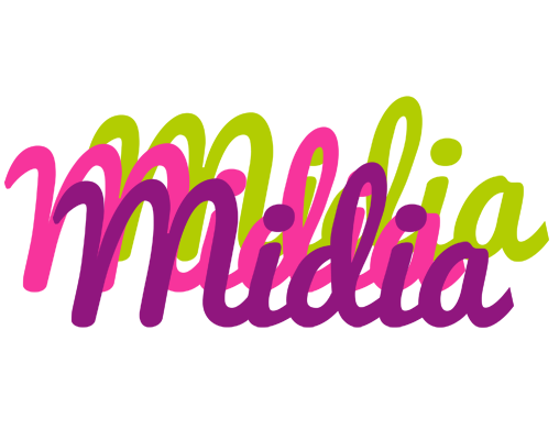 Midia flowers logo
