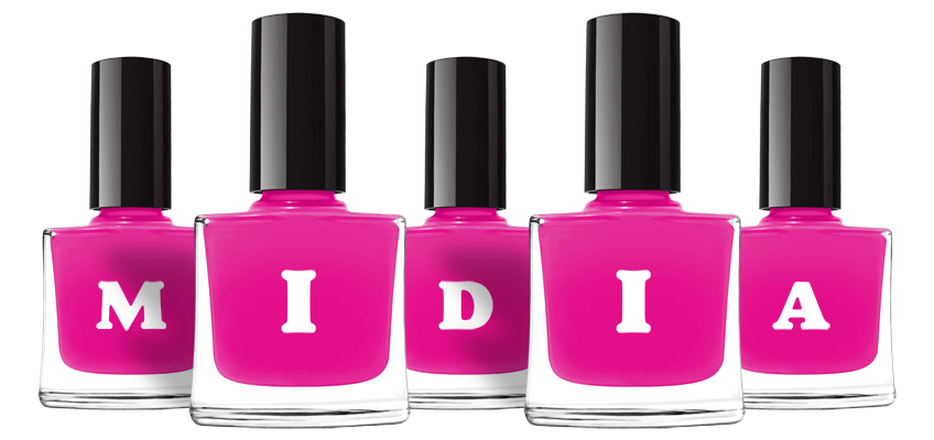 Midia nails logo