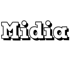 Midia snowing logo