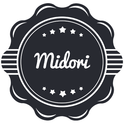 Midori badge logo