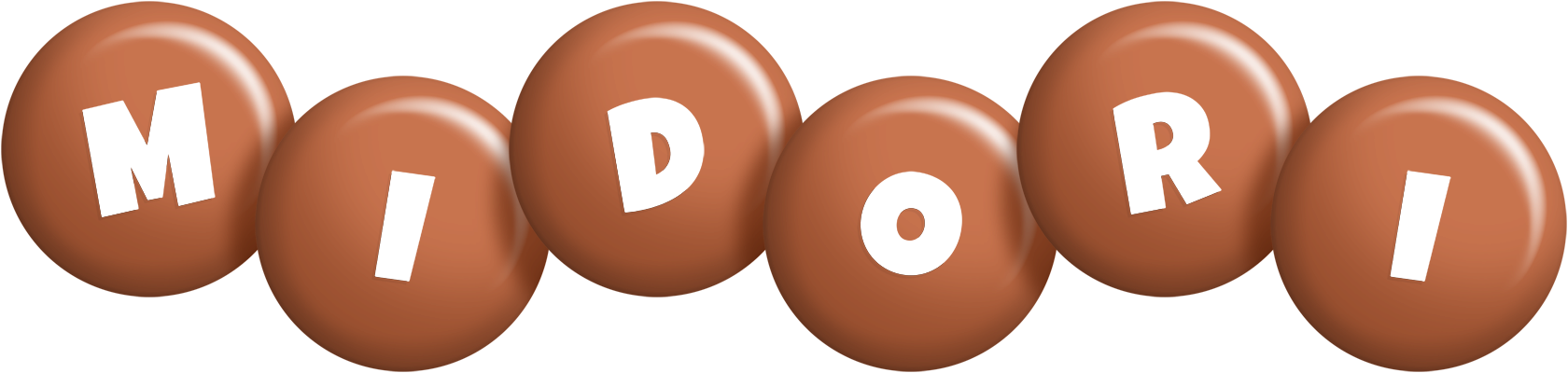 Midori candy-brown logo