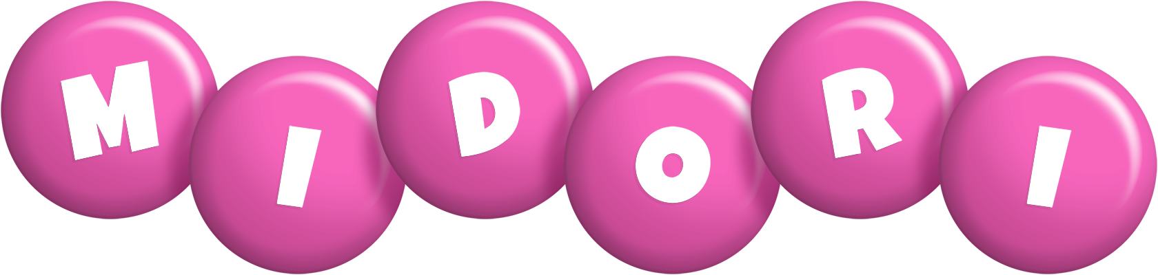 Midori candy-pink logo
