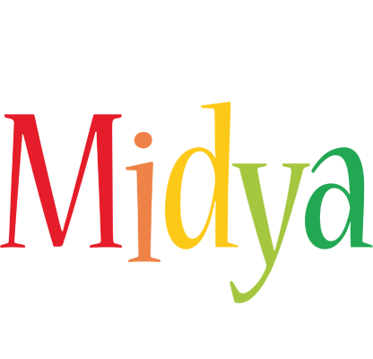 Midya birthday logo