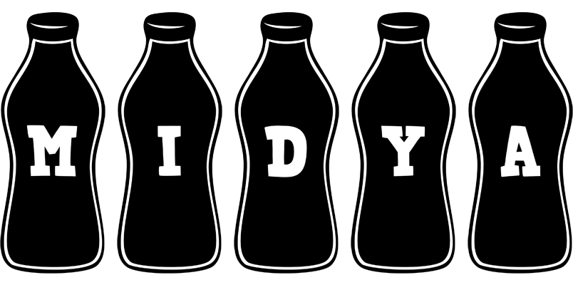 Midya bottle logo