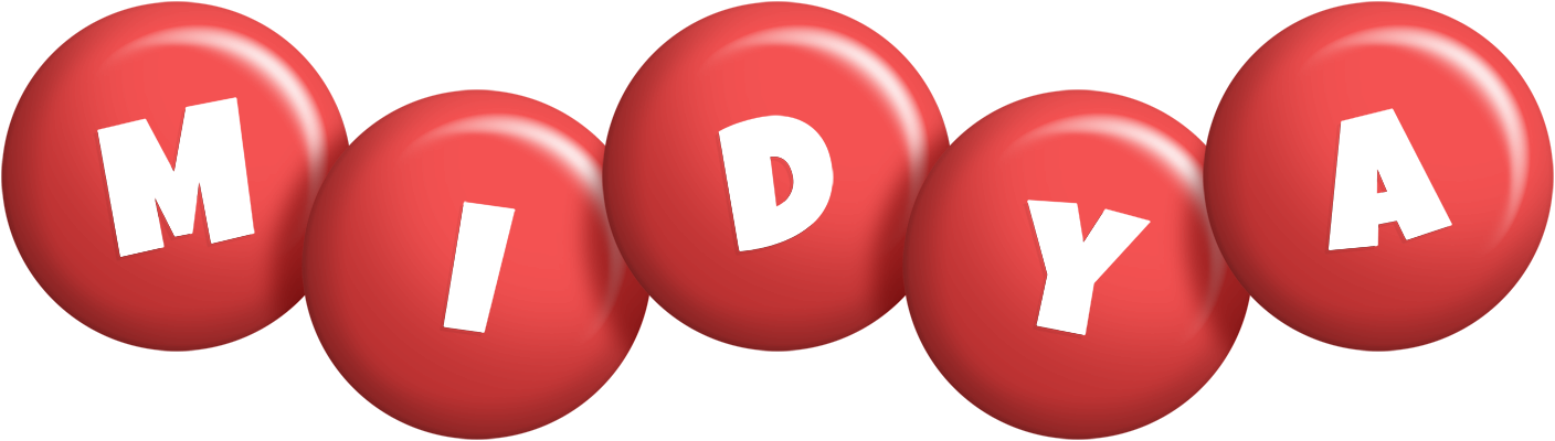 Midya candy-red logo