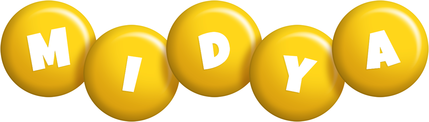 Midya candy-yellow logo