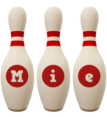 Mie bowling-pin logo