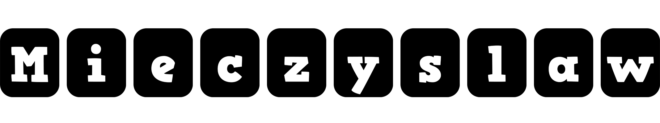 Mieczyslaw box logo