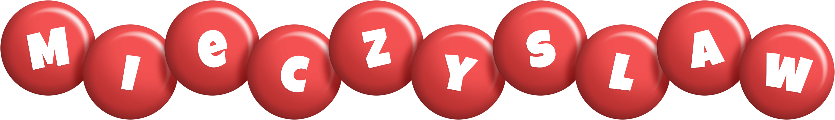 Mieczyslaw candy-red logo