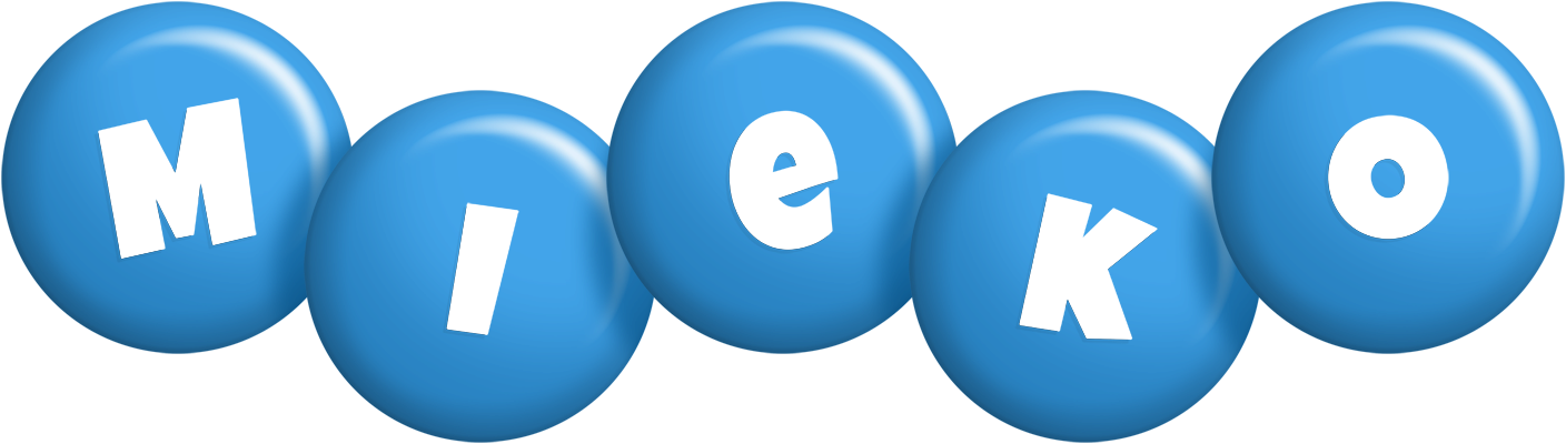 Mieko candy-blue logo