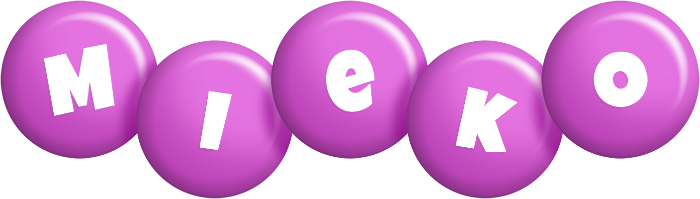 Mieko candy-purple logo
