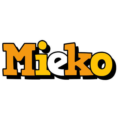 Mieko cartoon logo