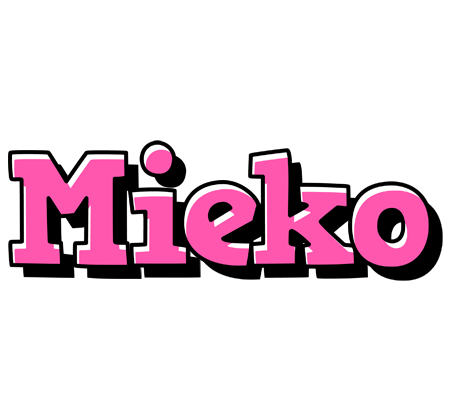 Mieko girlish logo