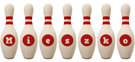 Mieszko bowling-pin logo