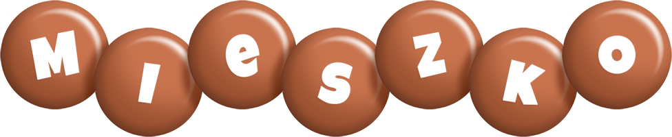 Mieszko candy-brown logo