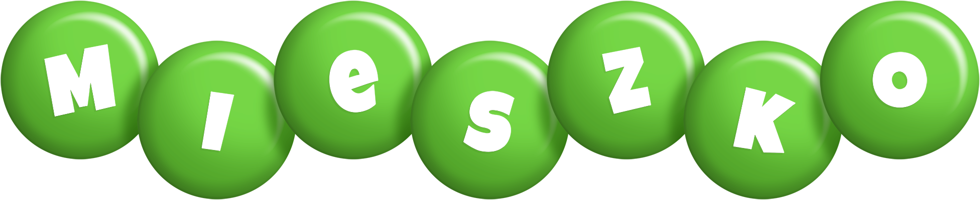 Mieszko candy-green logo