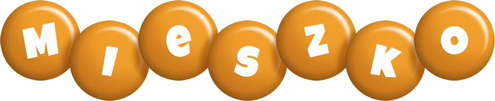 Mieszko candy-orange logo