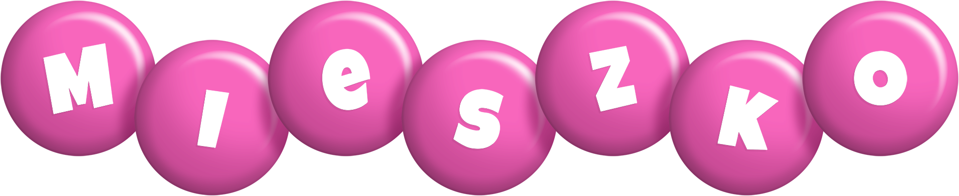 Mieszko candy-pink logo