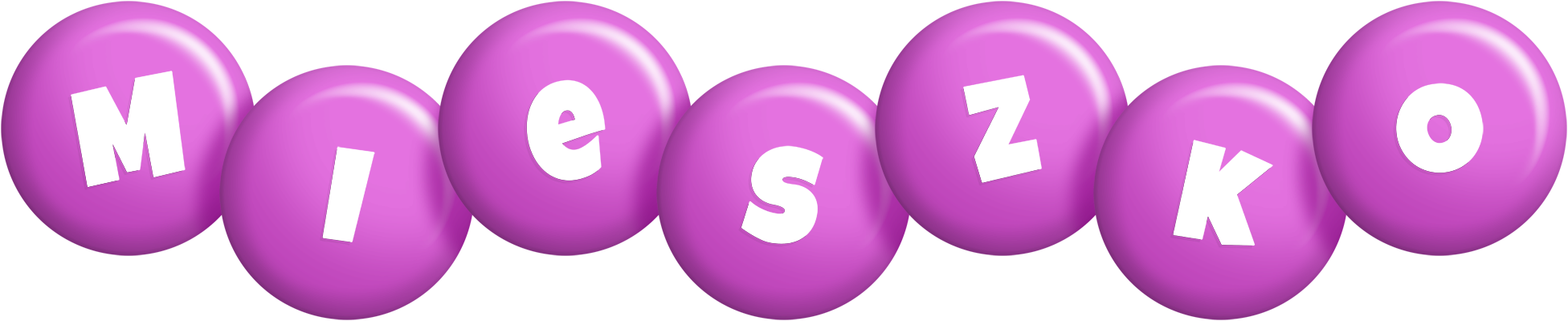 Mieszko candy-purple logo