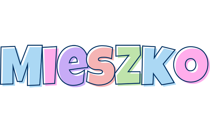 Mieszko pastel logo