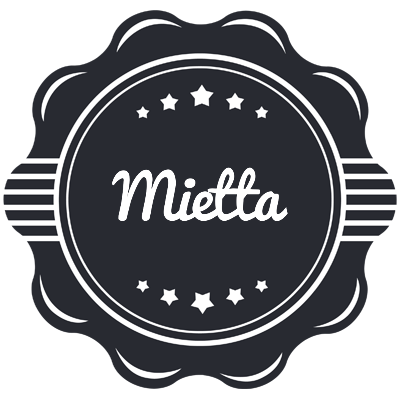 Mietta badge logo