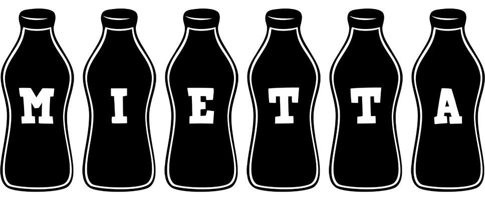 Mietta bottle logo