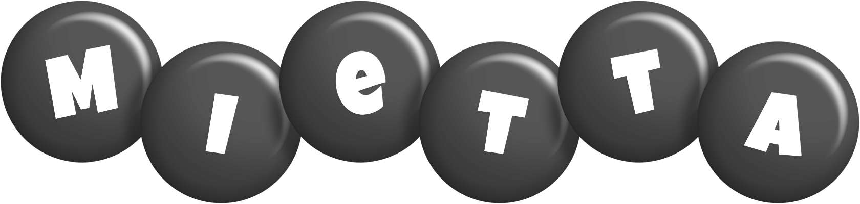 Mietta candy-black logo