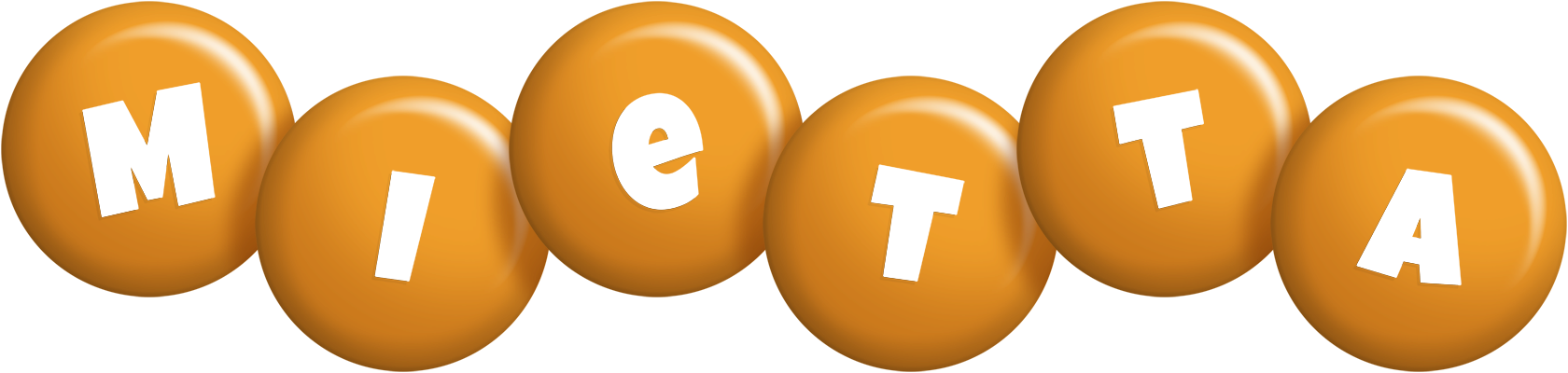 Mietta candy-orange logo