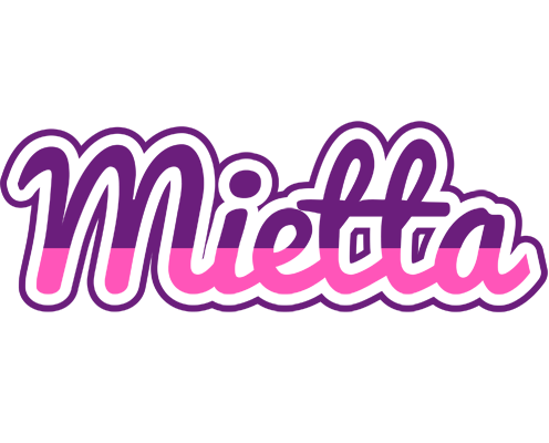 Mietta cheerful logo