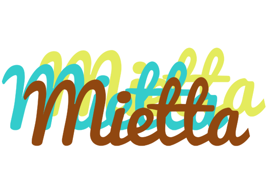 Mietta cupcake logo