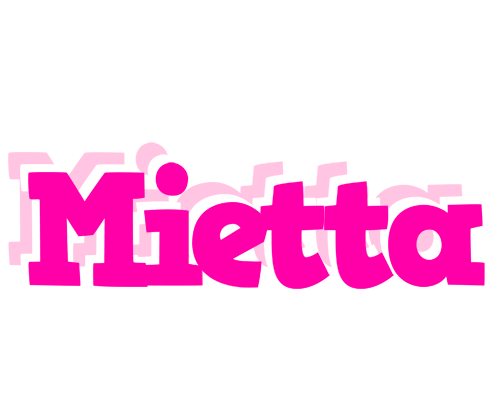 Mietta dancing logo