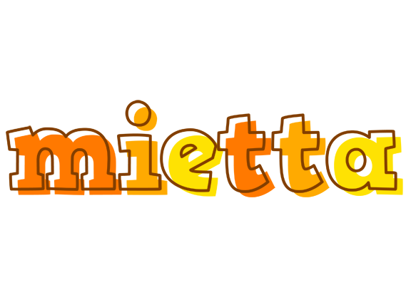 Mietta desert logo
