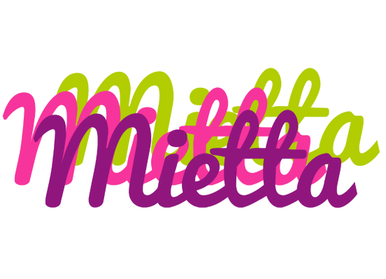 Mietta flowers logo
