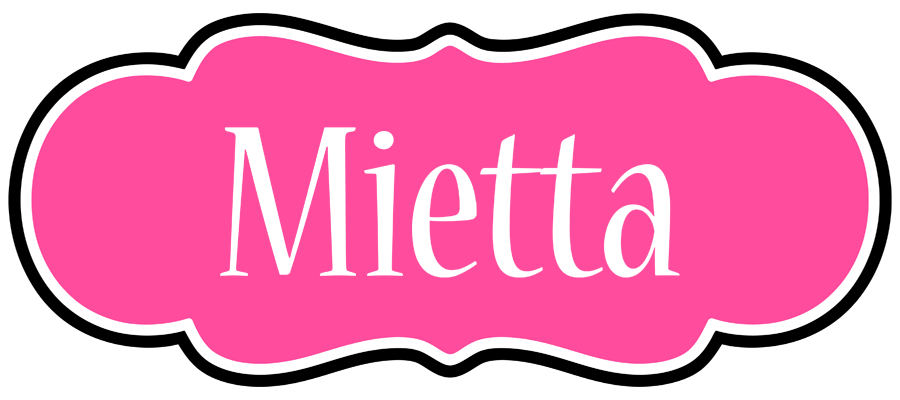 Mietta invitation logo