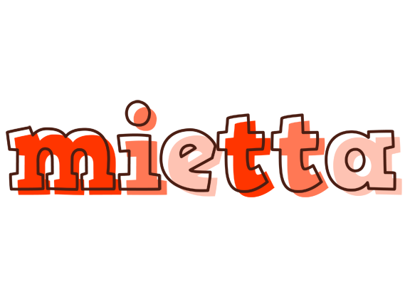 Mietta paint logo