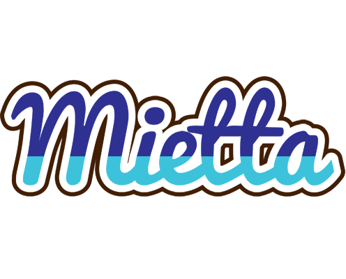 Mietta raining logo